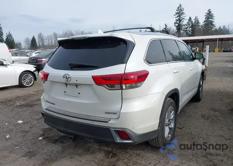 2017 Toyota Highlander Limited from USA, damaged, VIN 5TDYZRFH8HS209439